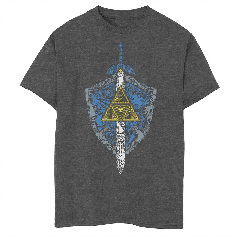 Boys 8-20 Nintendo Zeldas Classic Weapons Poster Graphic Tee
