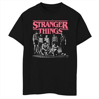 Boys 8-20 Stranger Things Faded Cast Poster Graphic Tee
