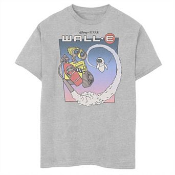 Disney / Pixar's Wall-E Boys 8-20 Fly Eve Retro Distressed Graphic Tee