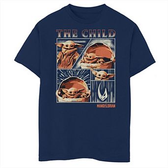 Boys 8-20 Star Wars The Mandalorian The Child aka Baby YodaCollage Graphic Tee