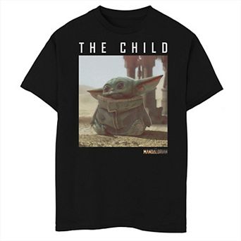 Boys 8-20 Star Wars The Mandalorian The Child aka Baby Yoda Long Ears Photo Graphic Tee