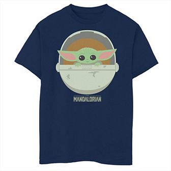 Boys 8-20 Star Wars The Mandalorian The Child aka Baby YodaBassinet Portrait Graphic Tee