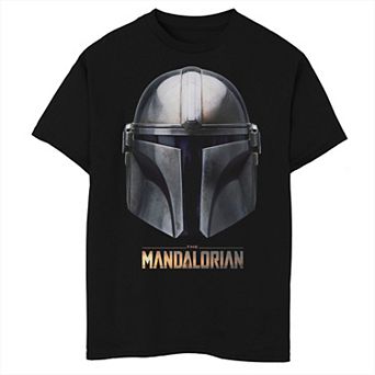 Boys 8-20 Star Wars The Mandalorian Helmet Logo Graphic Tee
