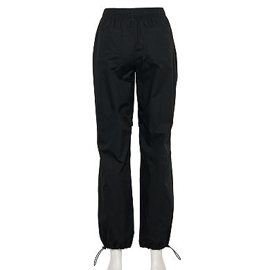 Juniors' Pink Rose Parachute Pants