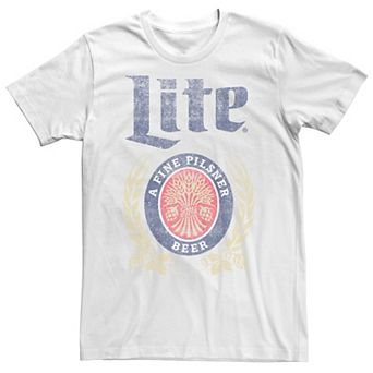 Big & Tall Miller Coors A Fine Plisner Beer Logo Tee
