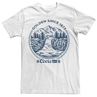 Big & Tall Miller Coors Golden SInce 1789 Logo Tee