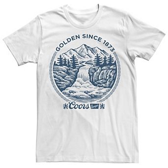 Big & Tall Miller Coors Golden SInce 1789 Logo Tee
