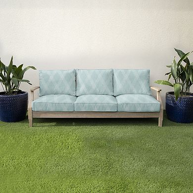 Sorra Home Outdoor/Indoor 25 in. x 23 in. Deep Seating Sofa Cushion Set
