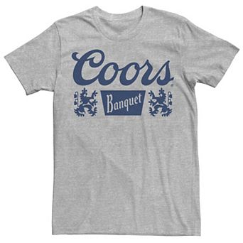 Big & Tall Miller Coors Blue Banquet Logo Tee