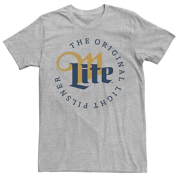 Big & Tall Miller Coors The Original Light Pilsner Gold & Blue Poster Tee