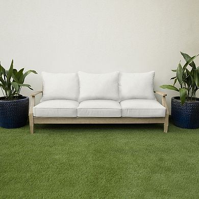 Sorra Home Outdoor/Indoor 27 in. x 30 in. Deep Seating Pillow and Cushion Set