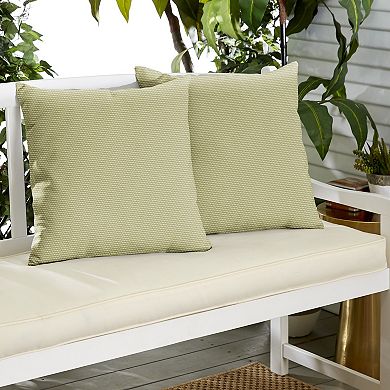 Sorra Home Outdoor/Indoor Corded Pillow 2-Piece Set - 20 x 20