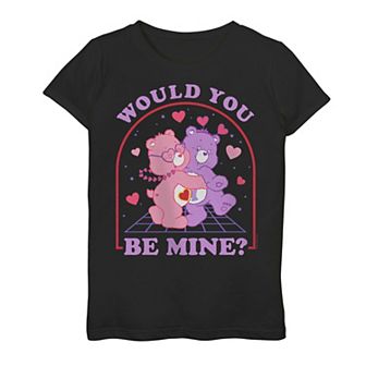 Girls 7-16 Care Bears Would You Be Mine Graphic Tee