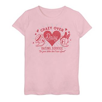 Disney's Daisy Duck Girls 7-16 Dating Service Graphic Tee