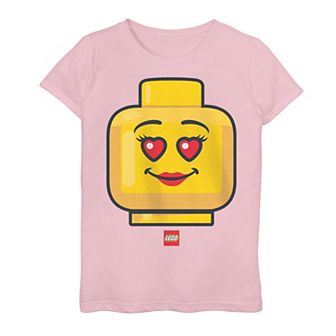 Girls 7-16 Lego Iconic Heart Eyes Figure Graphic Tee