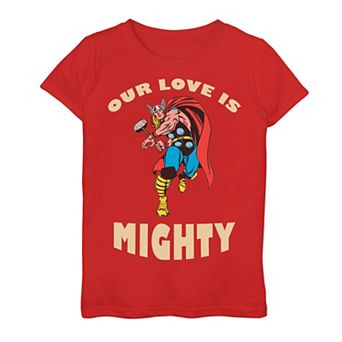 Girls 7-16 Marvel Our Love Is Mighty Graphic Tee