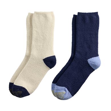 Women's GOLDTOE® 2-Pack Terry Crew Socks
