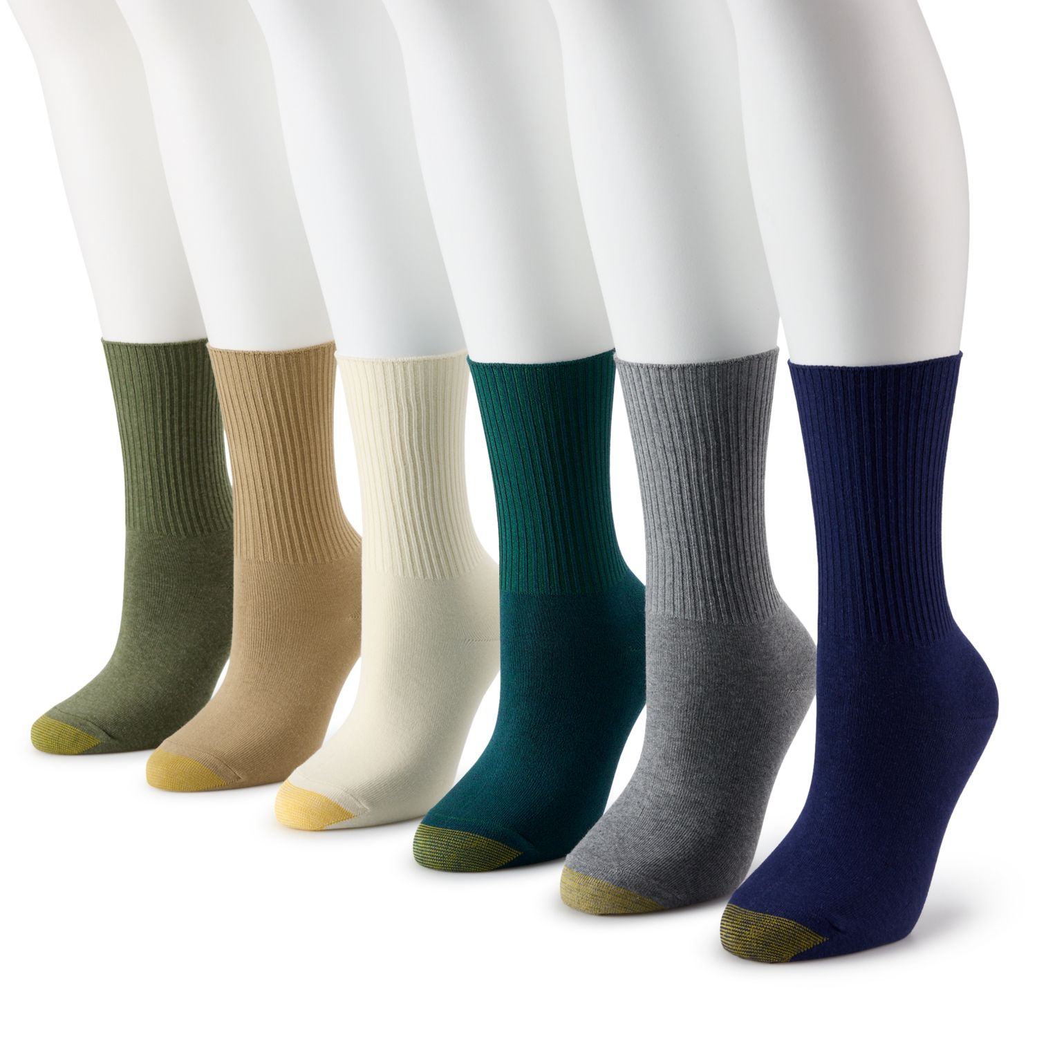 Gold Toe Women's Ankle Cushion No Show 6-Pack Socks, Also Available In Extended Sizes - Foto 9