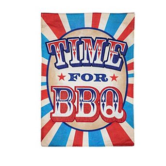 Evergreen Enterprises Time for BBQ Garden Flag