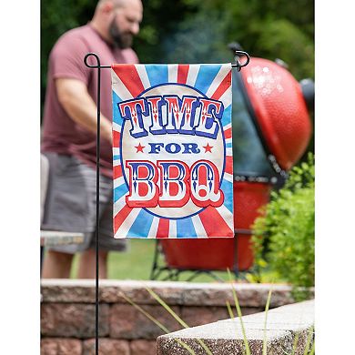 Evergreen Enterprises Time for BBQ Garden Flag