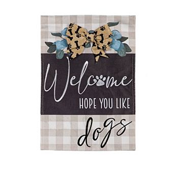 Evergreen Enterprises Hope You Like Dogs Garden Flag