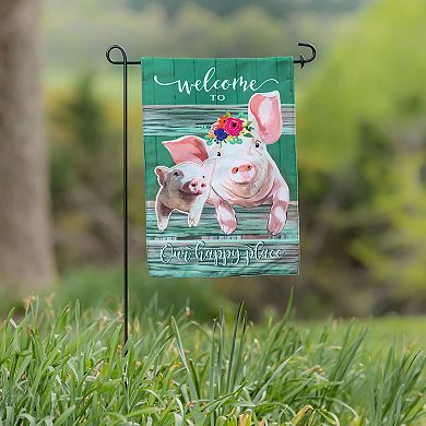 Evergreen Enterprises Baby Mama Pig Garden Flag