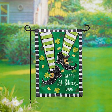 Evergreen Enterprises Dancing St. Patrick's Day Garden Flag