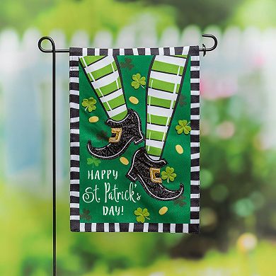 Evergreen Enterprises Dancing St. Patrick's Day Garden Flag