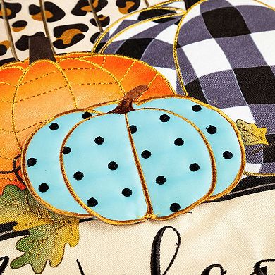 Evergreen Enterprises Mixed Print Pumpkins Garden Flag