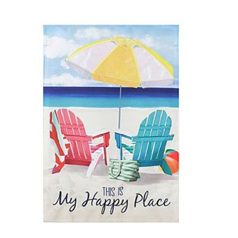 Evergreen Enterprises Colorful Chairs Garden Flag