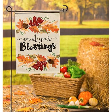Evergreen Enterprises Count Your Blessings Garden Flag