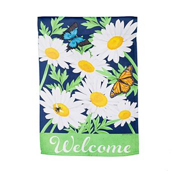 Evergreen Enterprises Daisy Welcome Garden Flag