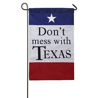 Evergreen Enterprises Don't Mess With Texas Garden Flag