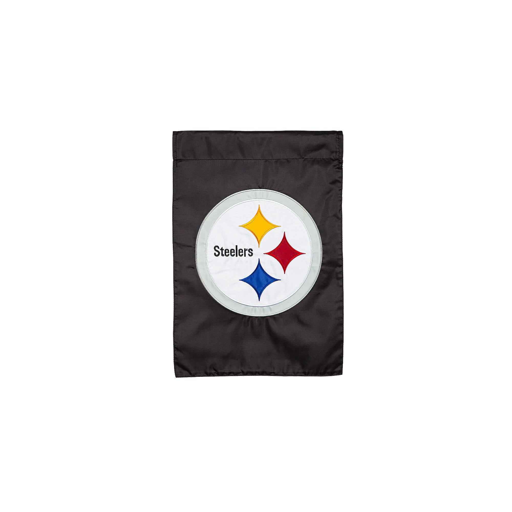 Evergreen Enterprises Pittsburgh Steelers Applique Garden Flag, Black