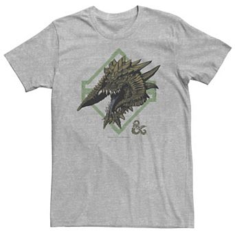 Big & Tall Dungeons & Dragons Stained Glass Horns Face Tee