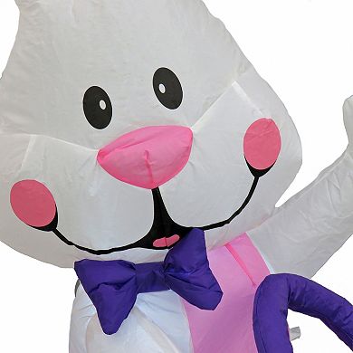 National Tree Company Inflatable Waving Easter Bunny Outdoor Decor