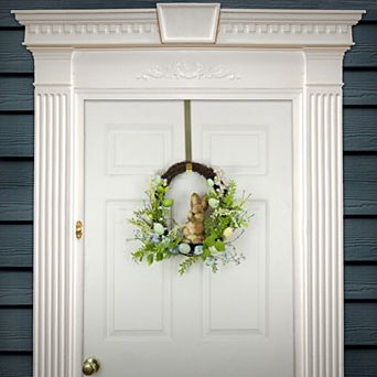 National Tree Company Bunny Easter Artificial Eggs Wreath