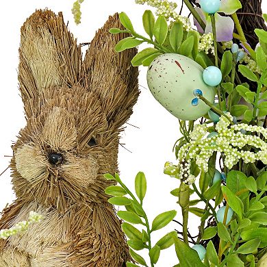 National Tree Company Bunny Easter Artificial Eggs Wreath