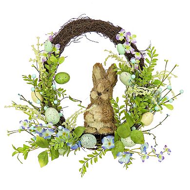 National Tree Company Bunny Easter Artificial Eggs Wreath