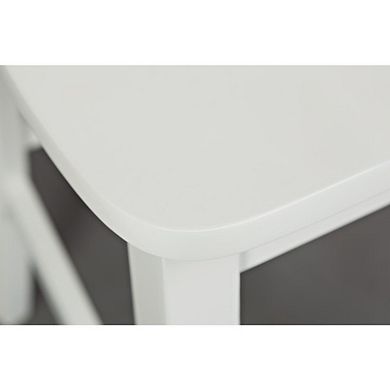 Jofran Simplicity X-Back Stool - Paperwhite, Set of 2