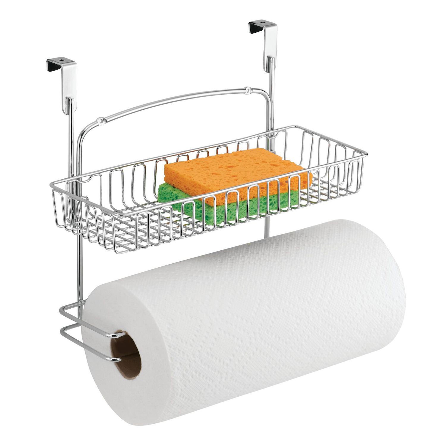 Real Solutions for Real Life Under Cabinet Paper Towel Holder RS-PTHWIDE-W  - The Home Depot