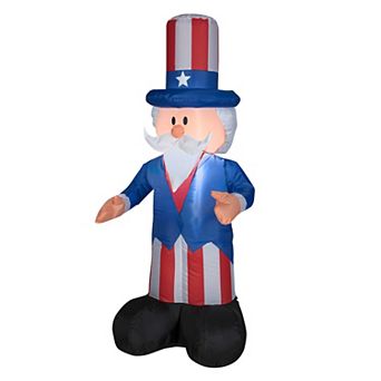 National Tree Company 4 ft. Uncle Sam Inflatable Outdoor Decor
