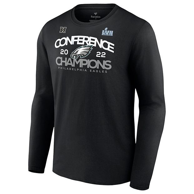 Philadelphia Eagles Youth NFC Conference Champs black tee