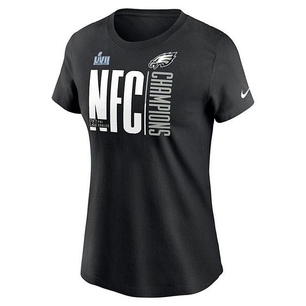 Philadelphia Eagles Youth NFC Conference Champs black tee