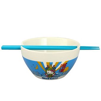 Hello Kitty Ramen Bowl with Chopsticks
