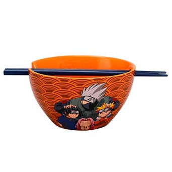 Naruto Heroes Ramen Bowl with Chopsticks
