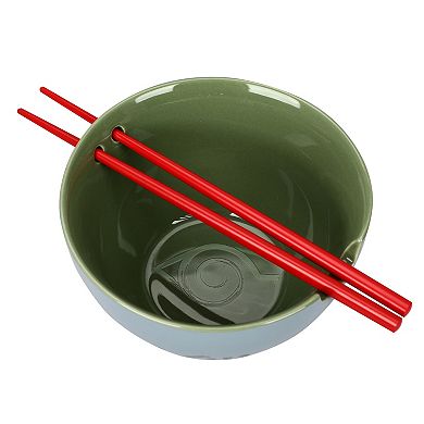 Naruto Kakashi Ramen Bowl with Chopsticks