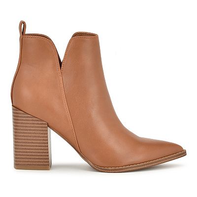 Nine west brown ankle boots best sale