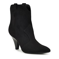 Women's 1 inch 2025 heel ankle boots