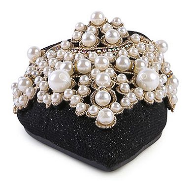 Rag & Co Astre Women's Faux Pearl Embellished Mules